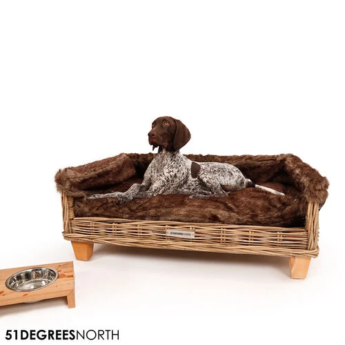 51 Degrees North Rattan Cover Bed 51 Degrees North Rattan Cover Bed -Heimtierbedarf 51 degrees north rattan cover bed 212411 0500 none