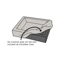 Bia Bed Rib-Bezug -Heimtierbedarf bia bed rib overtrek 191357 0500 none