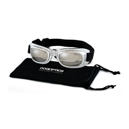 Dogoptics Hundesonnenbrille Biker - Silver Frame & Mirror Lens Dogoptics Hundesonnenbrille Biker - Silver Frame & Mirror Lens -Heimtierbedarf dogoptics hondenzonnebril biker silver frame mirror lens 134362 0500 none