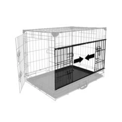 Duvo+ Hundekäfig Mit Schiebetür -Heimtierbedarf duvo hondenbench schuifdeur 180655 0500 none