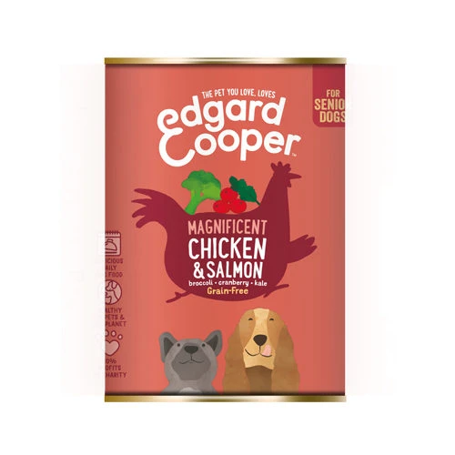 Edgard & Cooper Senior - Huhn & Lachs - Dosen Edgard & Cooper Senior - Huhn & Lachs - Dosen -Heimtierbedarf edgard cooper senior kip zalm blik 113630 0500 none