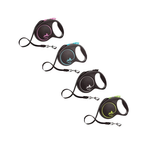 Flexi Rollleine Design - Schwarz Flexi Rollleine Design - Schwarz -Heimtierbedarf