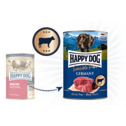 Happy Dog Sensible Pure Germany -Heimtierbedarf happy dog rind pur 193613 0500 none
