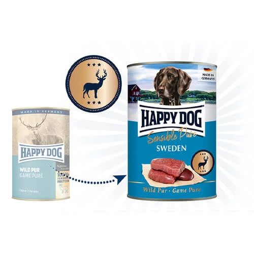 Happy Dog Sensible Pure Sweden Happy Dog Sensible Pure Sweden -Heimtierbedarf happy dog wild pur 193637 0500 none