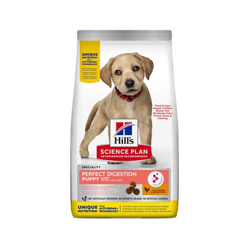Hill's Science Plan Puppy Perfect Digestion Large Hundefutter -Heimtierbedarf hills science plan puppy perfect digestion large hondenvoer 213287 0500 none