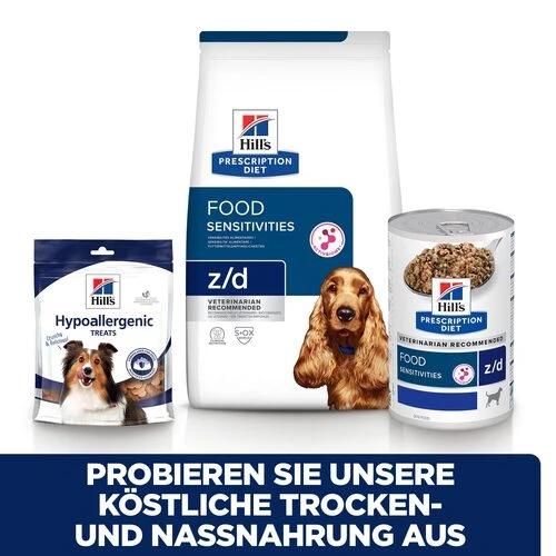 Hill's z/d Food Sensitivities - Prescription Diet - Canine Hill's Z/d Food Sensitivities - Prescription Diet - Canine -Heimtierbedarf hills zd food sensitivities prescription diet canine 214325 0500 none