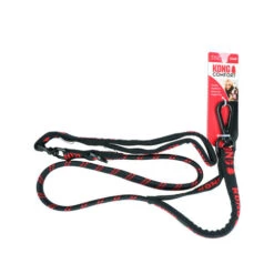 KONG Zero-Shock Leash - Schwarz 4 KONG Zero-Shock Leash - Schwarz -Heimtierbedarf kong zero shock leash zwart 178519 0500 none