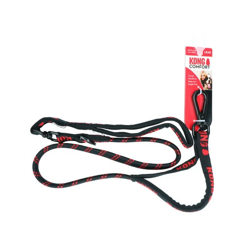 KONG Zero-Shock Leash - Schwarz KONG Zero-Shock Leash - Schwarz -Heimtierbedarf kong zero shock leash zwart 178519 0500 none