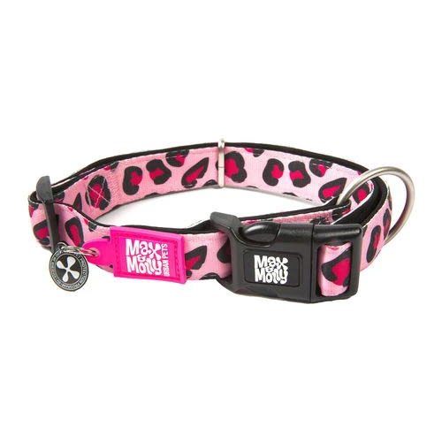 Max & Molly Smart ID Halsband - Leopard Pink Max & Molly Smart ID Halsband - Leopard Pink -Heimtierbedarf