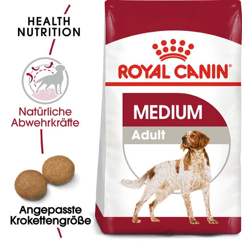 Royal Canin Medium Adult - Hundefutter Royal Canin Medium Adult - Hundefutter -Heimtierbedarf royal canin medium adult hondenvoer 128579 0500 none