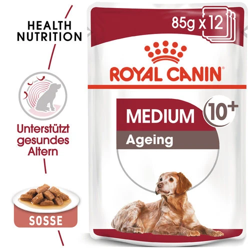 Royal Canin Medium Ageing 10+ Wet - Hundefutter Royal Canin Medium Ageing 10+ Wet - Hundefutter -Heimtierbedarf royal canin medium ageing 10 wet hondenvoer 129233 0500 none