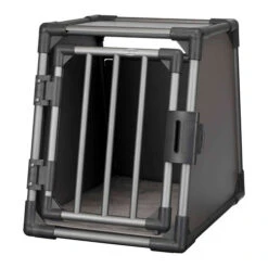 Trixie Transportbox Aluminium -Heimtierbedarf trixie vervoersbox grafiet 157877 0500 none