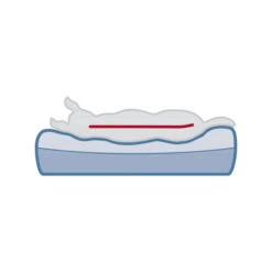 Trixie Vital Matratze Bendson - Dunkelbraun/Beige -Heimtierbedarf trixie vitaal matras bendson donkerbruinbeige 178699 0500 none