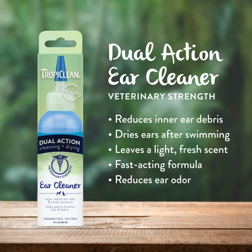 TropiClean - Dual Action Ear Cleaner TropiClean - Dual Action Ear Cleaner -Heimtierbedarf tropiclean dual action ear cleaner 221173 0500 none