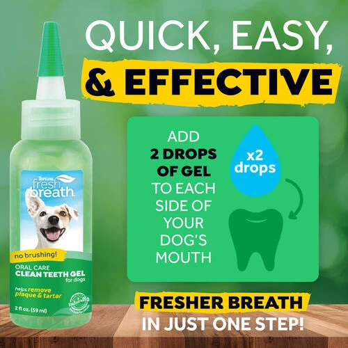 TropiClean - Fresh Breath Clean Teeth Gel TropiClean - Fresh Breath Clean Teeth Gel -Heimtierbedarf tropiclean fresh breath clean teeth gel 221160 0500 none