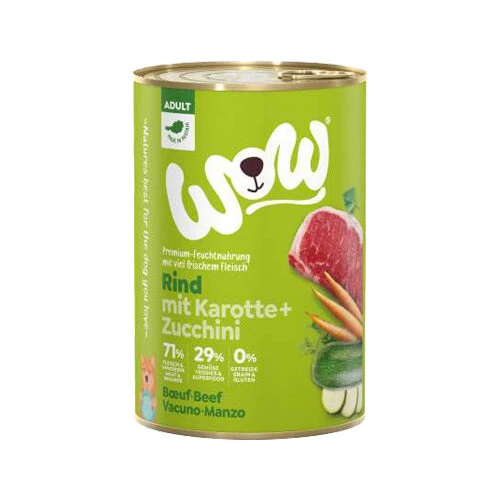 WOW! Hundefutter Adult - Dose WOW! Hundefutter Adult - Dose -Heimtierbedarf wow adult hondenvoer blik 208520 0500 none