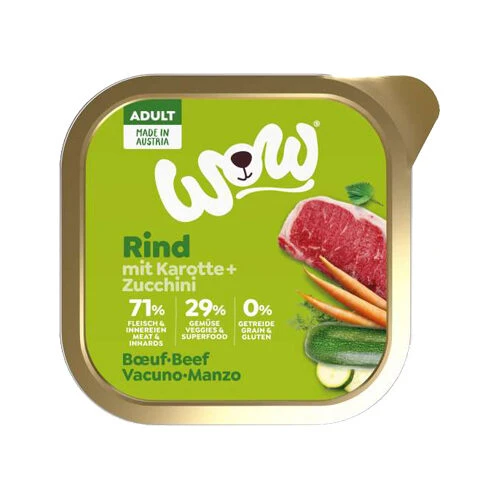WOW! Hundefutter Adult - Schale WOW! Hundefutter Adult - Schale -Heimtierbedarf wow adult hondenvoer kuipje 208475 0500 none