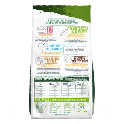 Yarrah - Trockenfutter Vegetarisch Bio Yarrah - Trockenfutter Vegetarisch Bio -Heimtierbedarf yarrah droogvoer hond vega bio 199643 0500 none